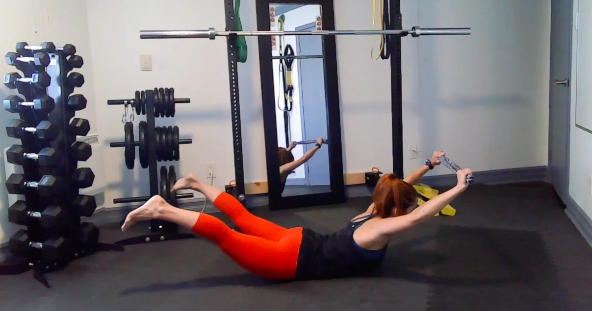 At Home Towel CORE Workout
